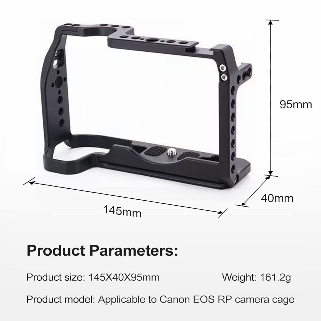 RP Camera Cage for Canon EOS R - Photography Lighting Description recension och pris