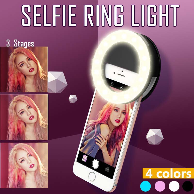 LED Selfie Ring Light 3 Level  - Photography Lighting Description recension och pris