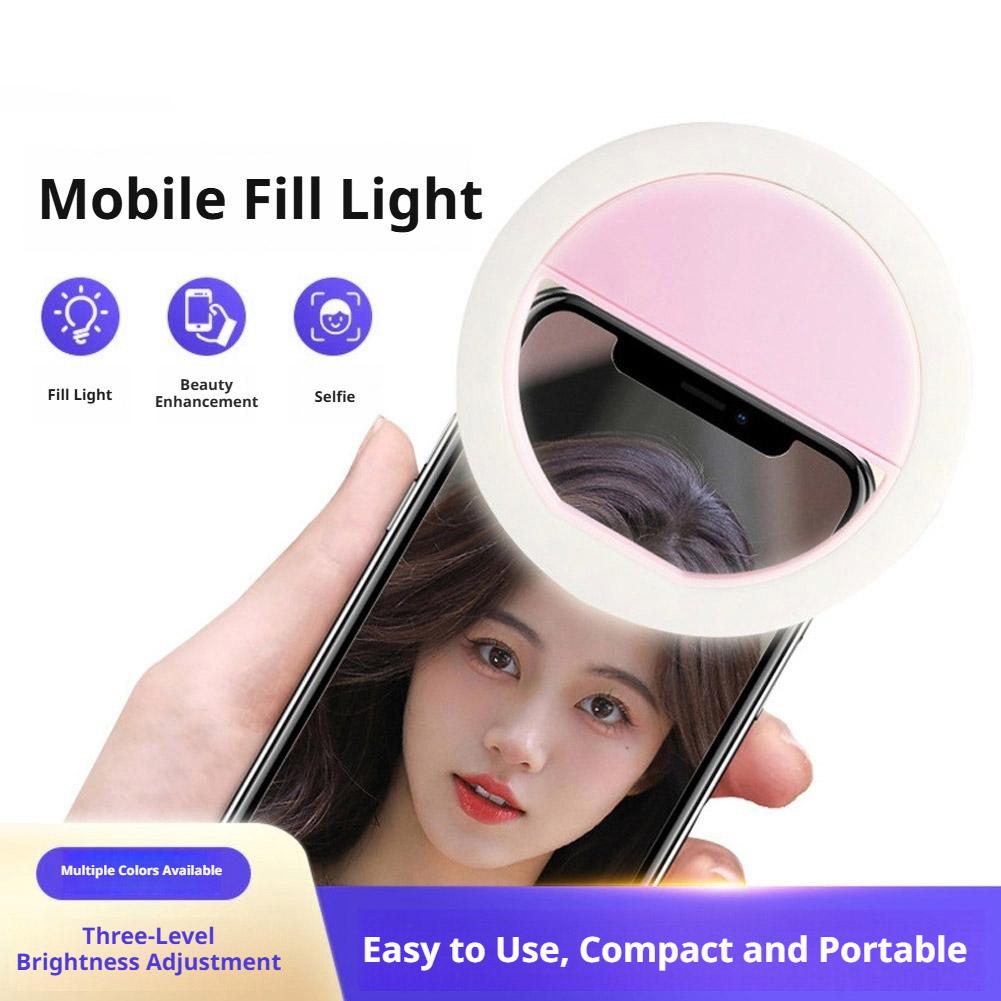 Clip On Selfie Ring Light Rech - Photography Lighting Description recension och pris