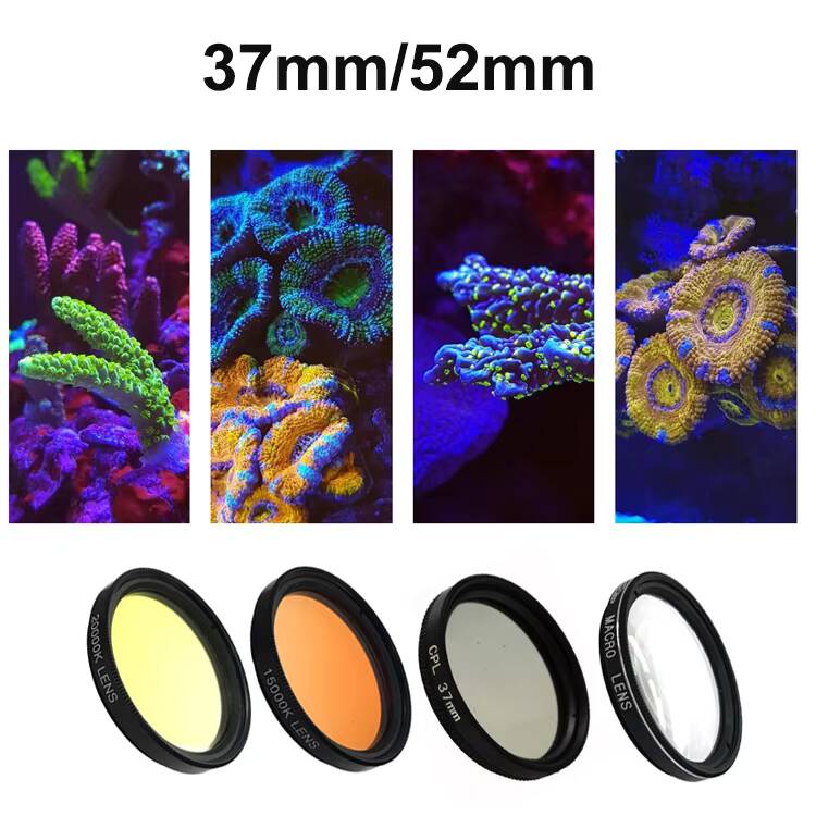 37mm 52mm 6 In1/4in1/for Blue  - Photography Mobile Lighting recension och pris