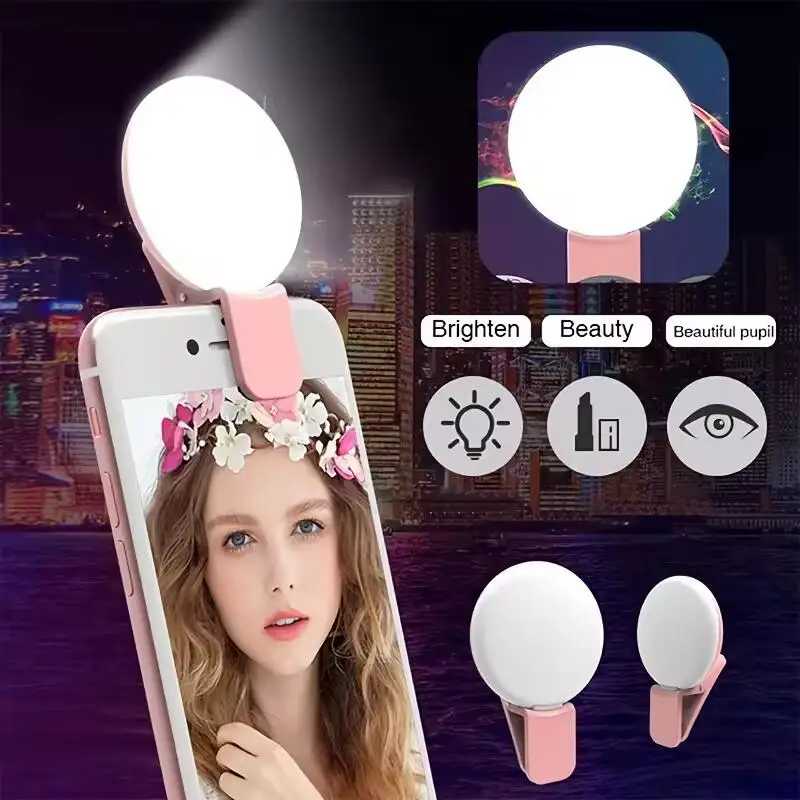 Portable Mini Selfie Ring Ligh - Photography Lighting Handheld recension och pris