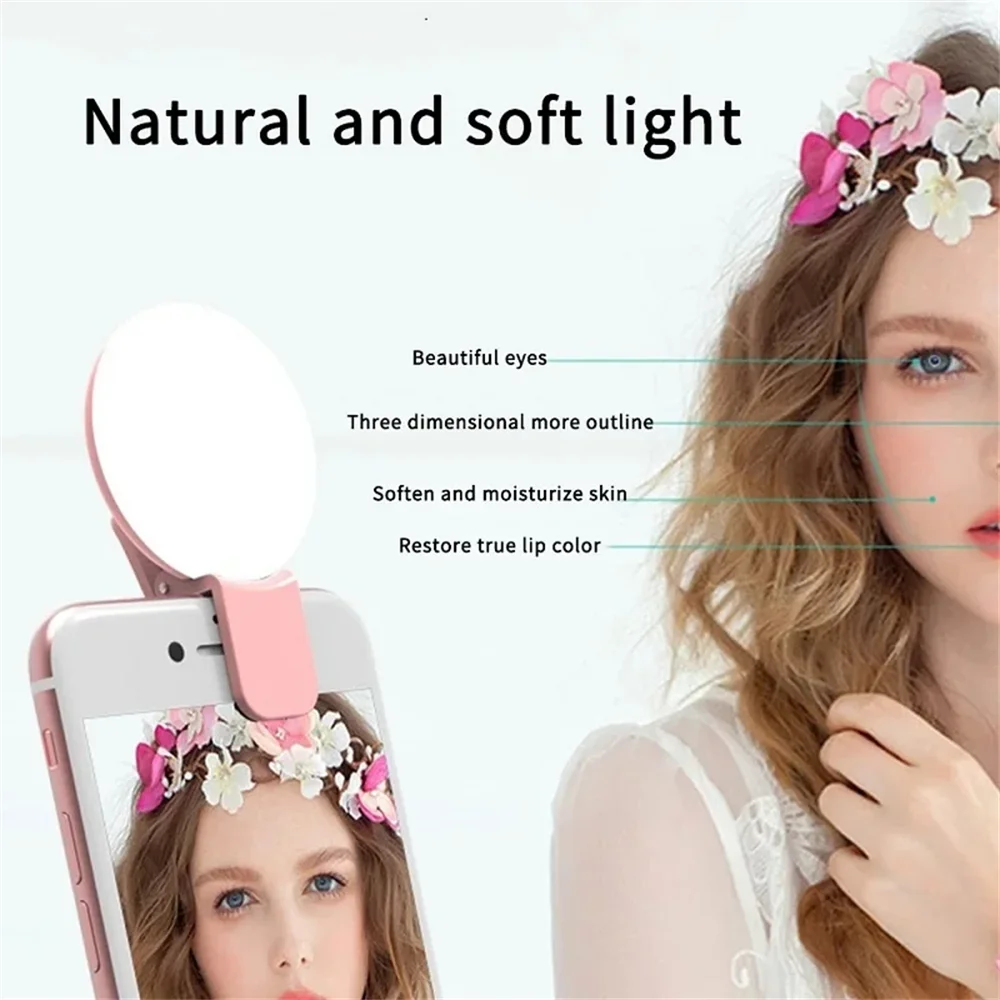 Portable Mini Selfie Ring Ligh - Photography Lighting Handheld recension och pris
