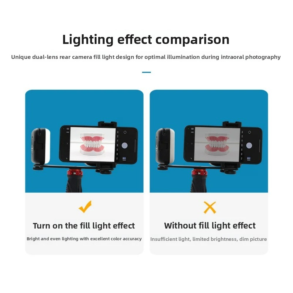 Dental Photography Light, Blue - Photography Lighting Kit Portable recension och pris